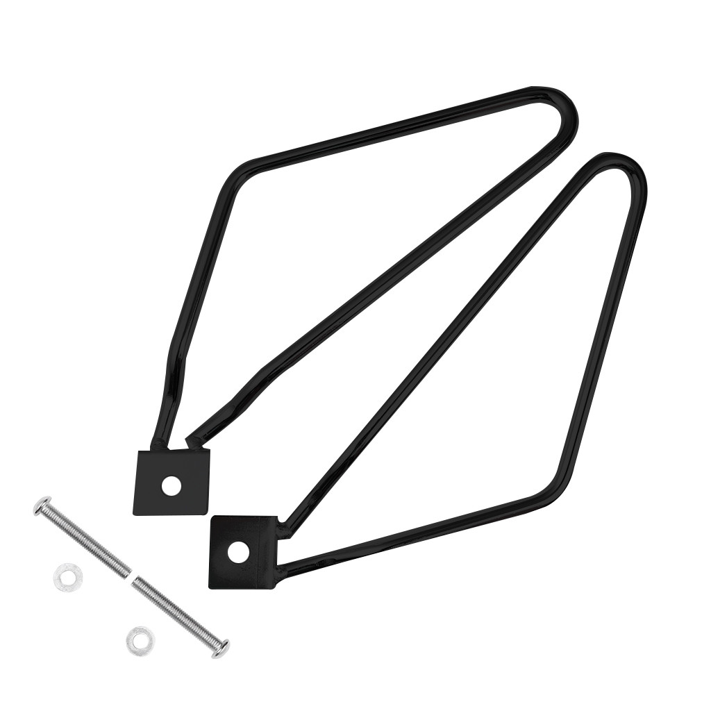 100Fens 2xMotorcycle Bag Side Box Saddle Bag Side Bag Luggage Bracket for Davidson XL883